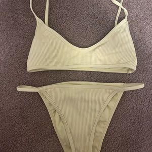 Yellow Pacsun bikini set